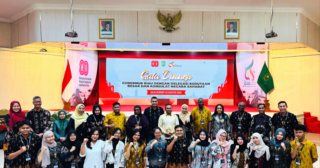 Gala Dinner with Governor of Riau in Balai Serindit Gubernuran Riau on 19 August 2025