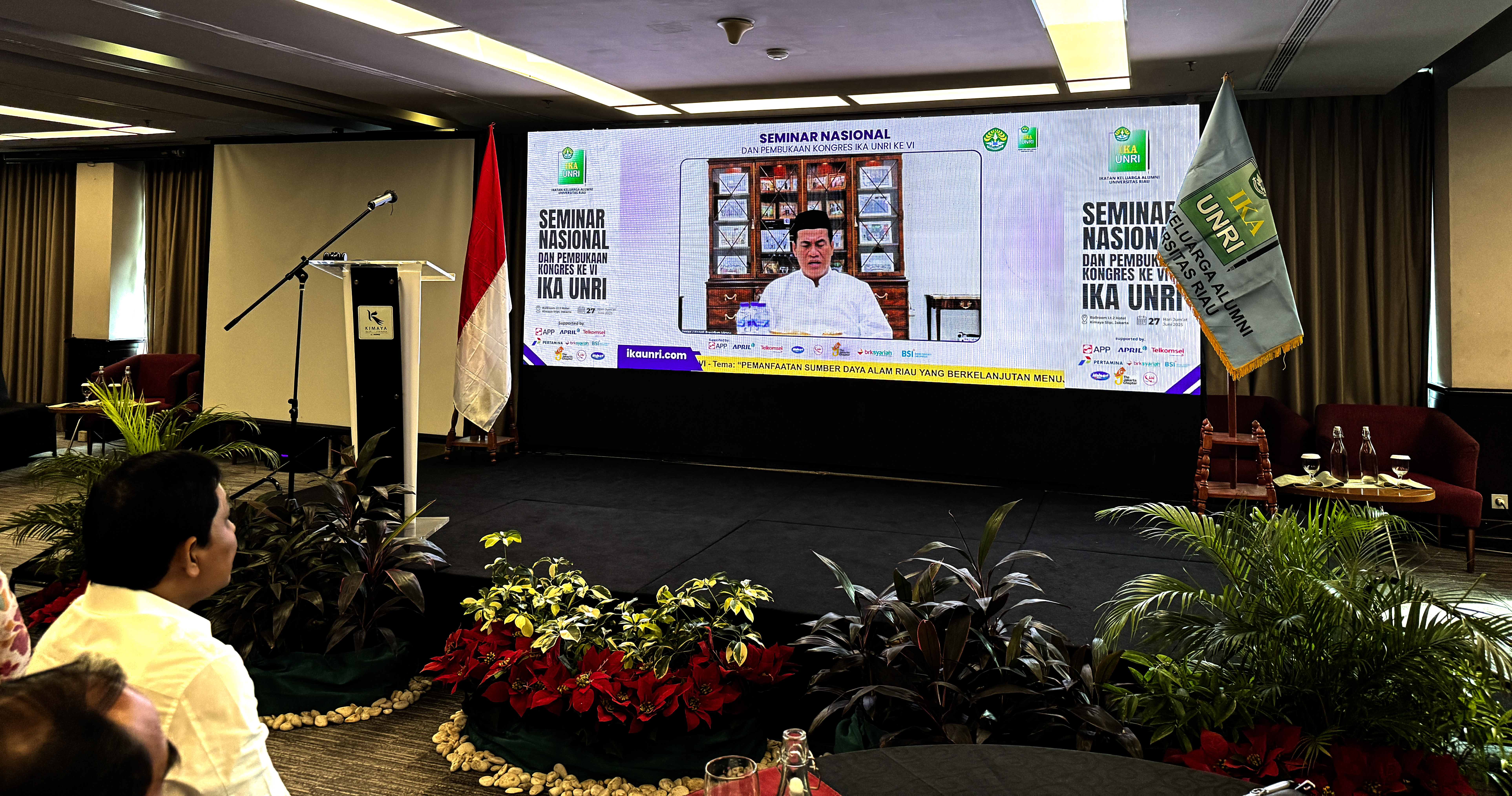 The Jakarta Chapter sponsors National Seminar and IKA UNRI Congress featured by Dr. Ir. H. Andi Amran Sulaiman, MP, Minister of Agriculture of the Republic of Indonesia in Kimaya Slipi Hotel (hybrid), Jakarta on 27 June 2025