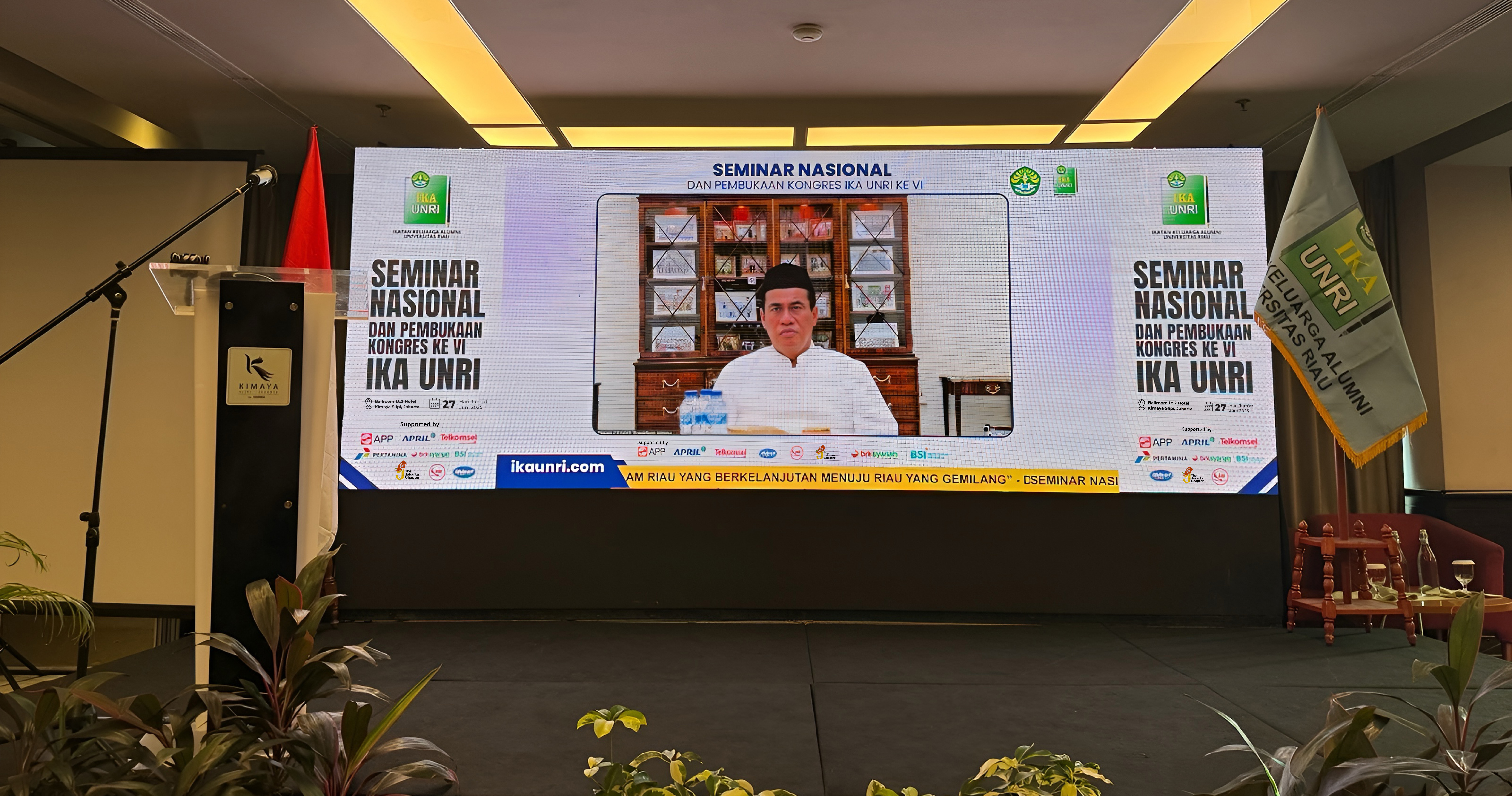 The Jakarta Chapter sponsors National Seminar and IKA UNRI Congress featured by Dr. Ir. H. Andi Amran Sulaiman, MP, Minister of Agriculture of the Republic of Indonesia in Kimaya Slipi Hotel (hybrid), Jakarta on 27 June 2025